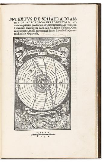 Sacrobosco, Johannes de (c. 1195-c. 1256) Textus de Sphaera.